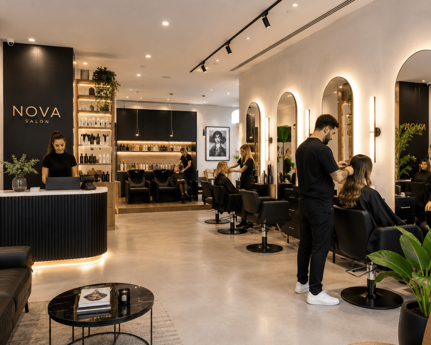 For salons, spas and beauty studios