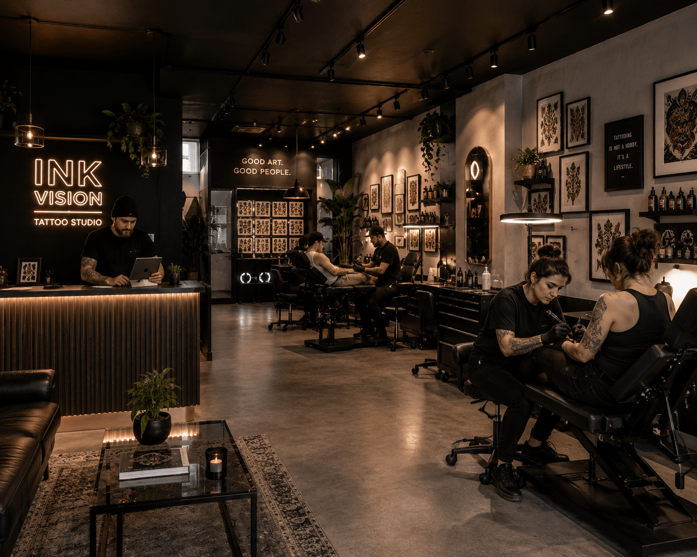 For tattoo studios